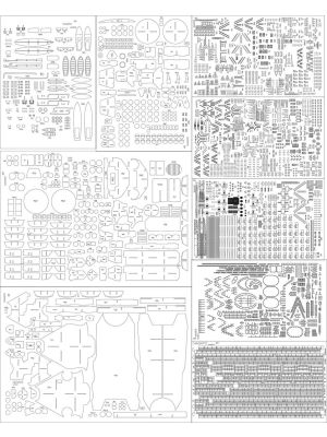 Lasercutset für IJN Nagato