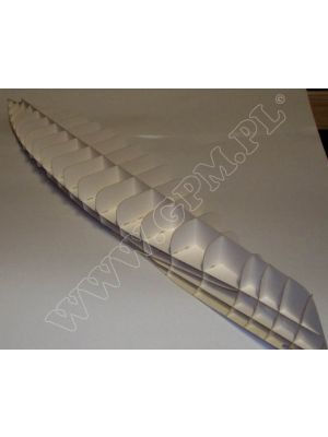 Lasercutset Spanten für HMS Rodney