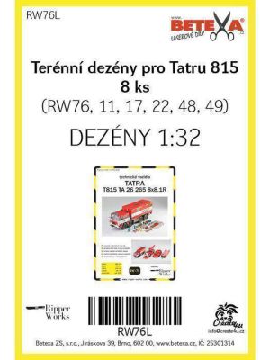 Lasercutsatz Reifenprofile für Tatra 815TA (SZDC)
