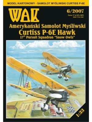 Amerikanisches Doppeldecker-Jagdflugzeug Curtiss P-6E Hawk