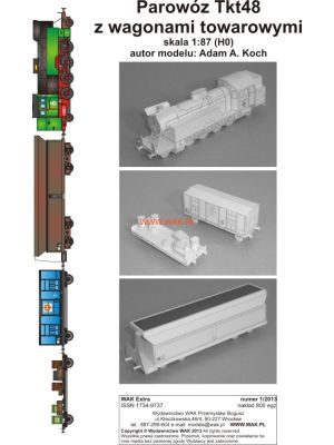 Tkt48 mit Waggons