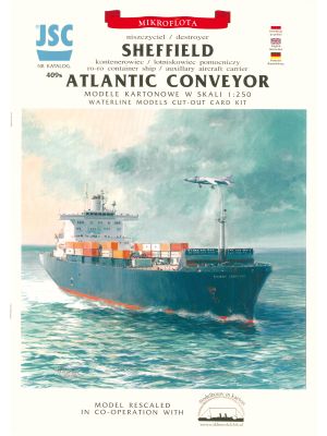 SS Atlantic Conveyor und HMS Sheffield 1:250