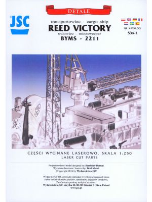 Lasercutsatz Details für SS Reed Victory & BYMS Hr.Ms. Westerschelde 1:250