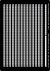 Reling 1:250, 2 Durchzüge, gerade, schwarz, 1,1m x 1,25m