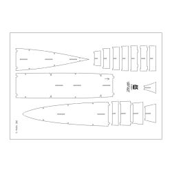 Lasercutsatz Spanten für AJAX / ACHILLES