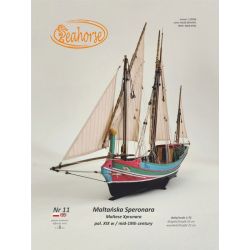 Maltesische Speronara / Xprunara (Mitte 19. Jahrhundert)
