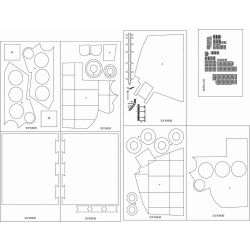 Lasercutsatz Spanten für Bobolice