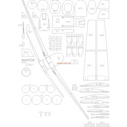 Lasercuts Set für Messerschmitt Bf-109 E-3