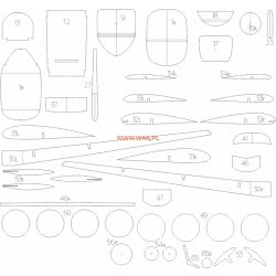 Lasercut Set für Morane-Saulnier 406C1
