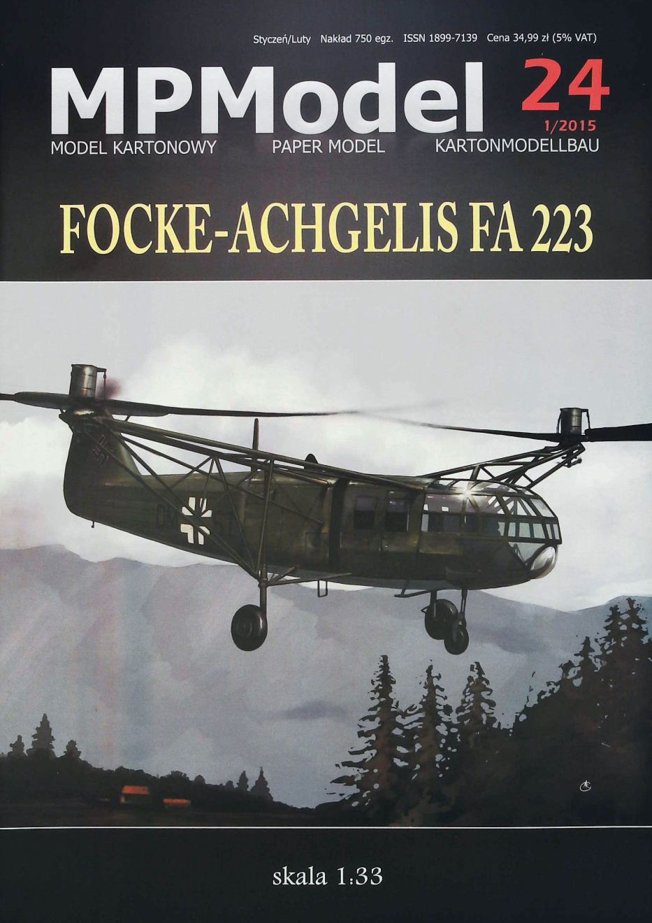Focke-Achgelis FA 223 - fentens Kartonmodellbau
