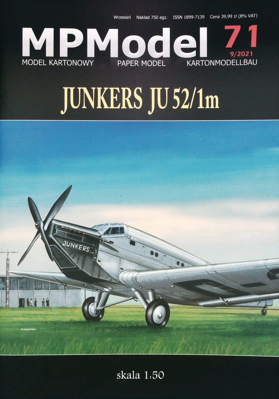 Junkers Ju 52/1m fentens Kartonmodellbau