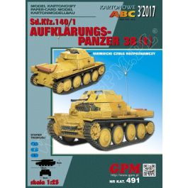 Aufklärungspanzer 38(t) / Sd.Kfz. 140/1 - fentens Kartonmodellbau