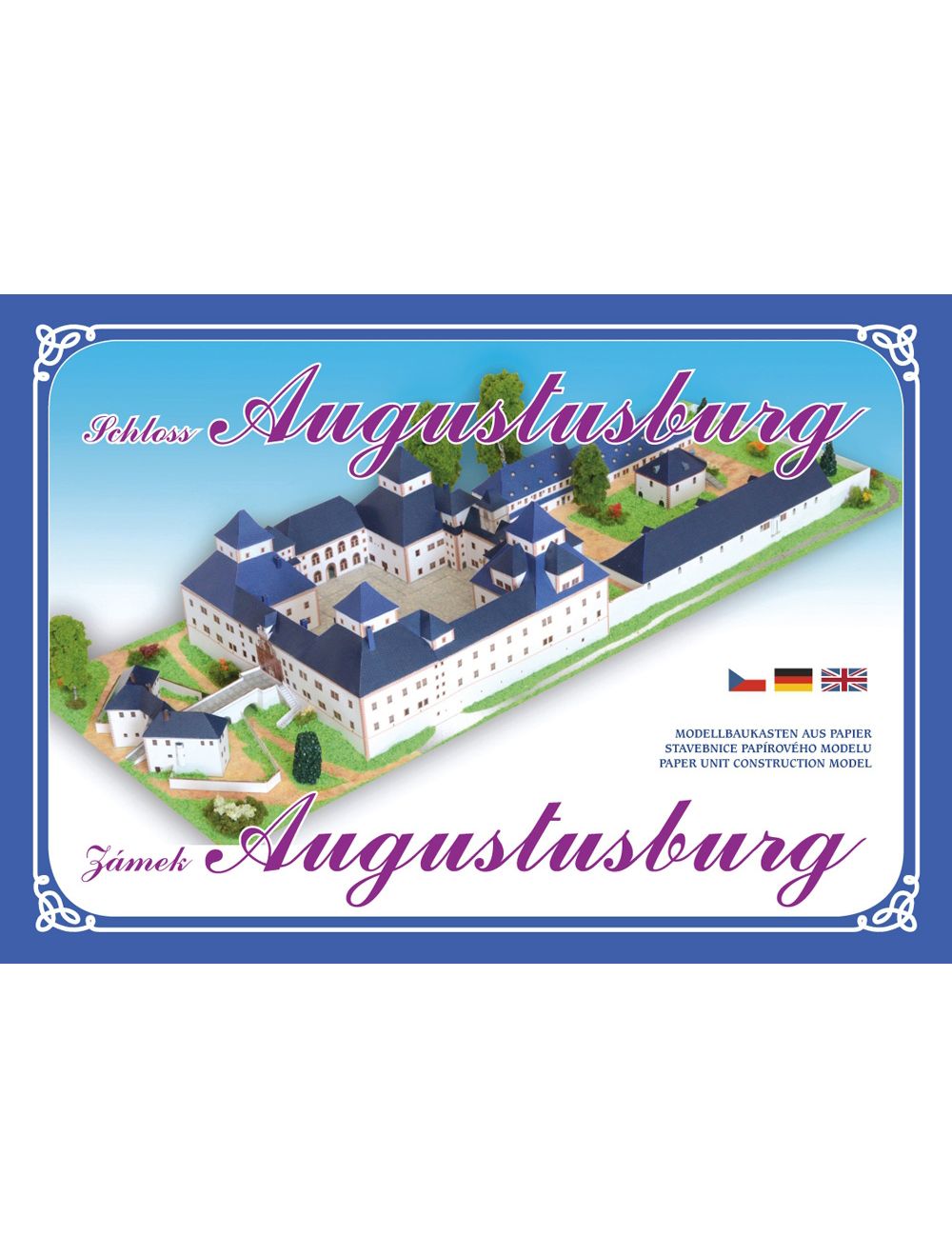 schloss augustusburg fentens kartonmodellbau