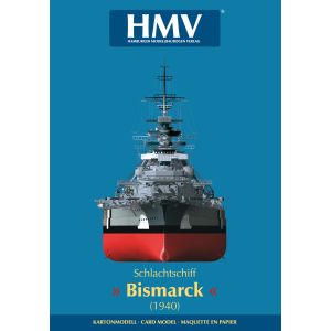 Schlachtschiff Bismarck mit Tarnbemalung
