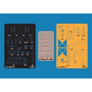 Lasercut-Detailset für SMS Sachsen
