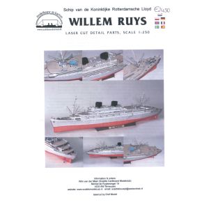 MS Willem Ruys Detailset in Lasercuttechnik