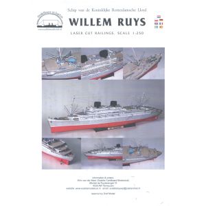 MS Willem Ruys Relingset in Lasercuttechnik