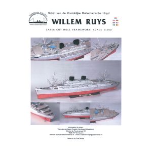 MS Willem Ruys Spantengerüst in Lasercuttechnik