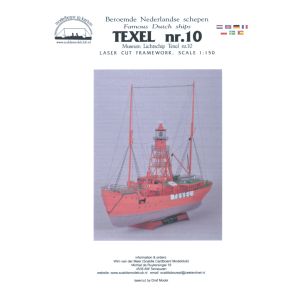 Feuerschiff Texel Nr. 10 Spantengerüst in Lasercut