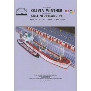 Frachtschiff Olivia Winther - Lasercutset