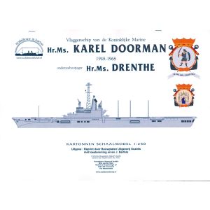 Karel Doorman und Zerstörer Drenthe, 1:250