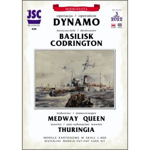Operation Dynamo - Basilisk, Codrington, Medway Queen, Thuringia