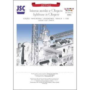 Lasercutsatz Details für Leuchtturm Oksywie