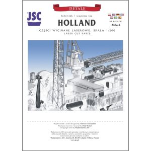 Laseructsatz Details für Museumsschlepper Holland