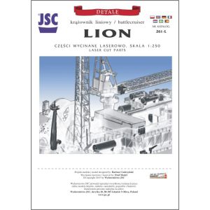 Lasercutsatz für Schlachtkreuzer LION