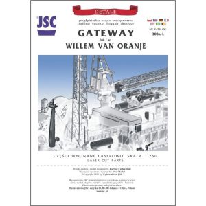 Lasercutsatz Details für Gateway oder Willem van Oranje