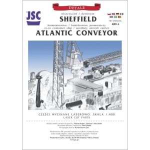 Lasercutsatz für Atlantic Conveyer und Sheffield