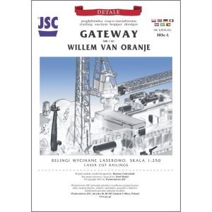 Lasercutsatz Relinge für Gateway oder Willem van Oranje