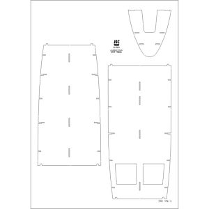 Lasercutsatz Spanten für YAMATO