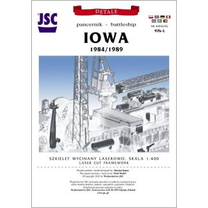 Lasercutsatz Spanten für USS IOWA