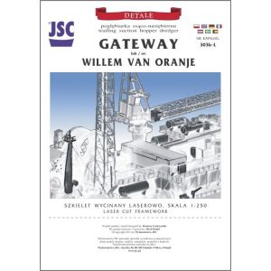 Lasercutsatz Spanten für Gateway oder Willem van Oranje