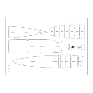 Lasercutsatz Spanten für AJAX / ACHILLES
