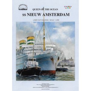 Lasercutsatz Relinge für SS Nieuw Amsterdam