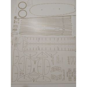 Lasercutsatz Spanten zu Axel Thorsen 1810