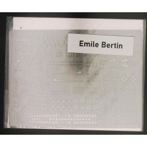 Lasercutsatz Details für Emile Bertin