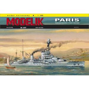 Paris Französisches Schlachtschiff WK II