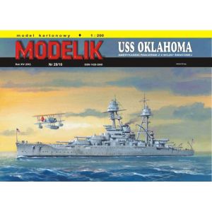 USS OKLAHOMA amerykanski pancernik z II wojny swia