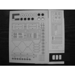 Lasercutset GSL 30 + 2 skip cars