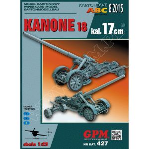 Deutsche 17 cm Kanone 18 von 1941