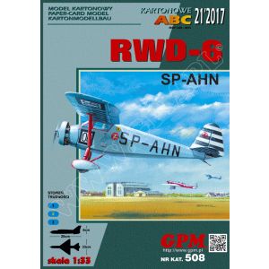 Polnisches Sportflugzeug RWD 6 SP-AHN