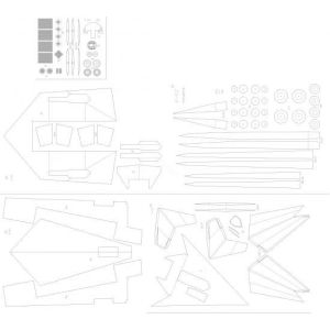F-117 Stealth Lasercut Spanten
