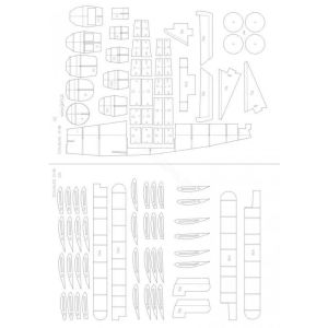 Douglas O-38 Lasercut Spanten