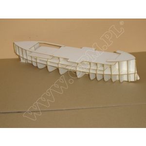 Lasercutsatz Spanten, Details & Relinge für TSS Stefan Batory