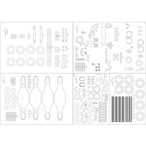Lasercutset für GPM 430 75mm Flugabwehrkanone
