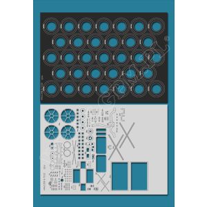 Lasercusatz Spanten, Räder & Details für KrAZ 258 & TS-22
