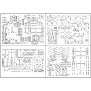 Lasercutsatz für A-10 Warthog